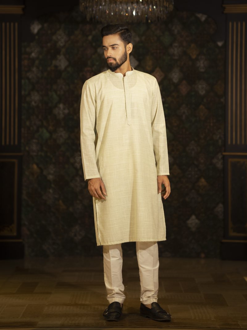 Regular Fit cotton panjabi
