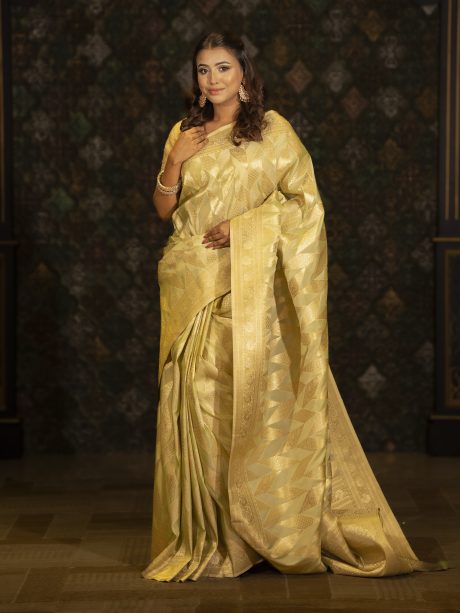 Casual Wear Kora Silk Saree Designed in Burgundy and Pink Color