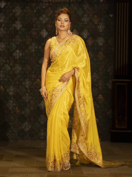 Marvelous Party Wear Silk Saree