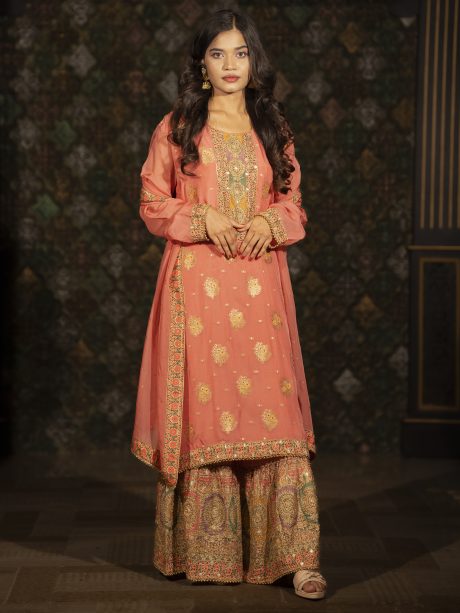 Organza Party Gharara
