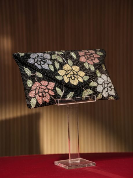 Floral Bits Work Ladies Purse
