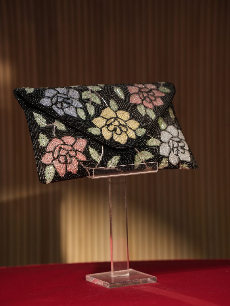 Floral Bits Work Ladies Purse