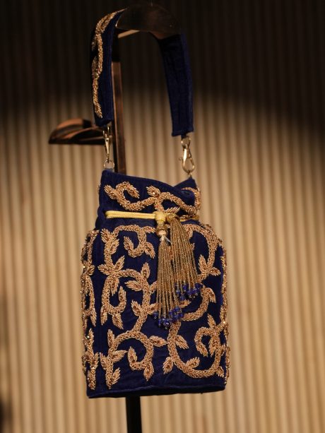 Zardozi & Golden Stone Work Splendid Ladies Purse