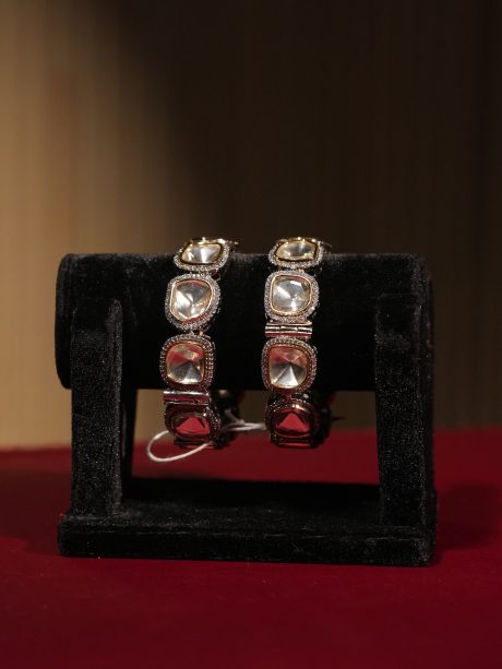 Kundan & Diamond Cut Stone Bridal Wear Bangles
