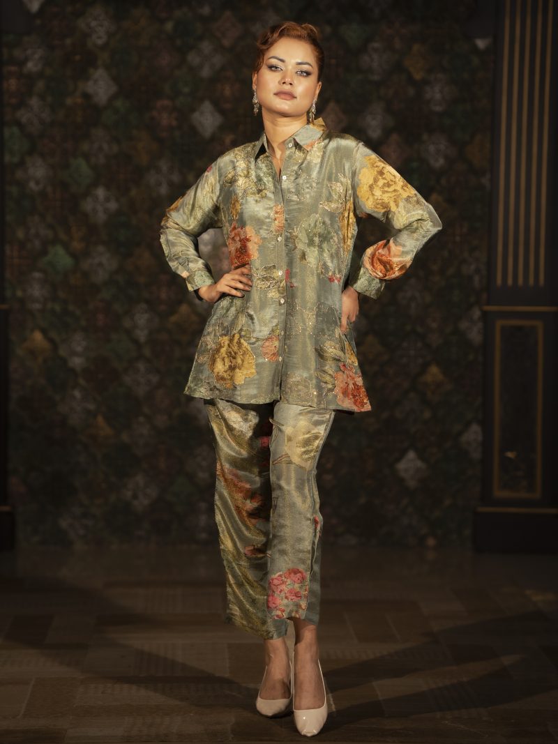 Gorgeous Looking Casual Wear Silk Kurti 2 pcs